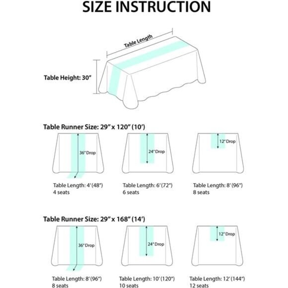 10Ft Ivory Cheesecloth Table Runner Beige Cream White Table Runners Gauze - Picture 6 of 7